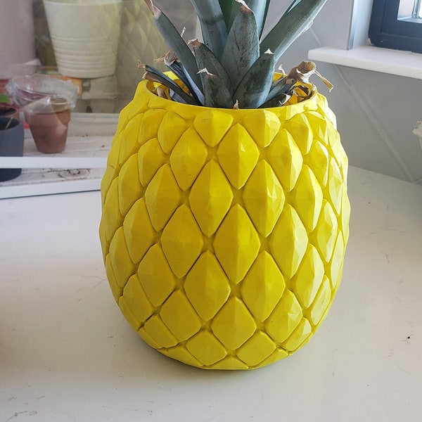 Pineapple Planter Pot - Durable Plastic