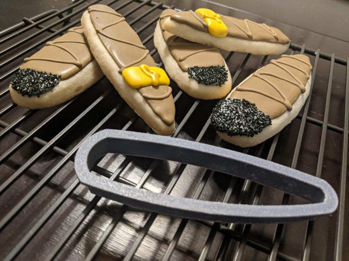 Chisel Tip Cigar Cookie Cutter Includes 2 Etsy
