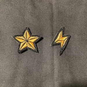 Anya Stella Star Tonitrus Bolt Anime inspired embroidery patch iron on patch
