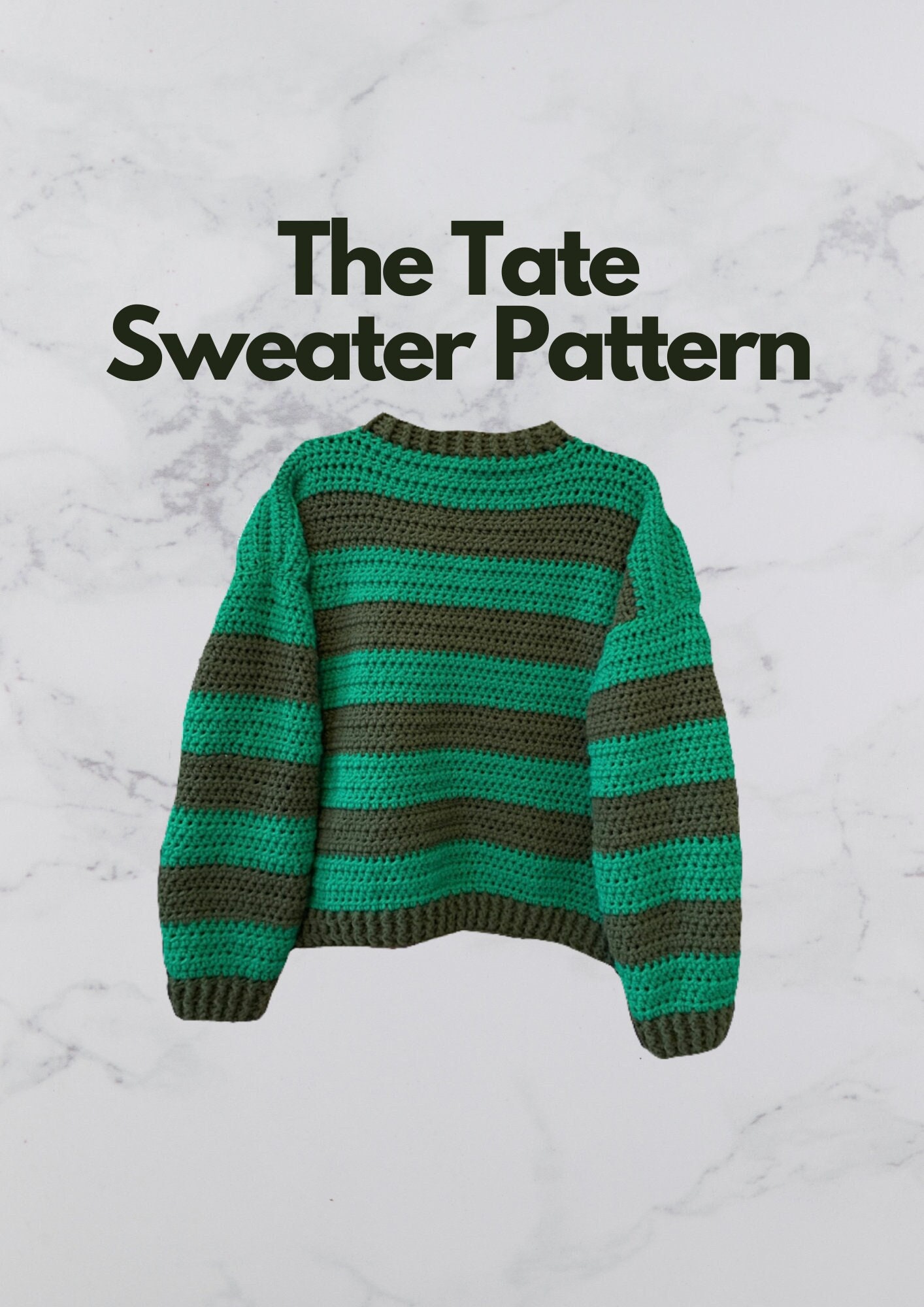 Tate Langdon Green Striped Sweater | escapeauthority.com