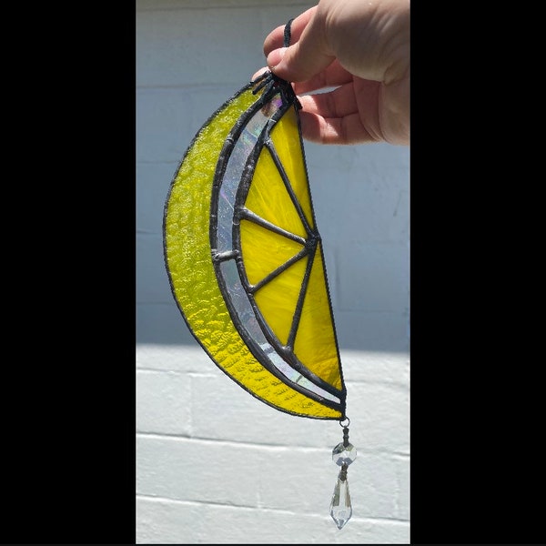 Lemon Wedge Suncatcher