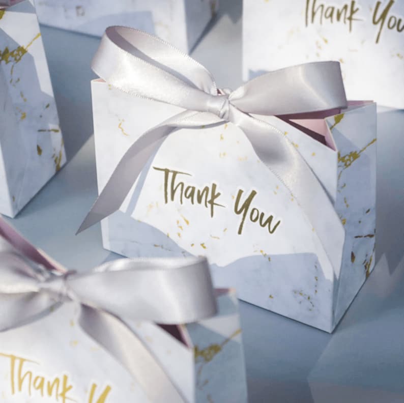Mini Thank You Gift Box Cute Small Gift Box Lot of 2050100 Etsy