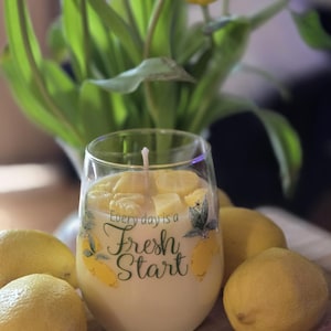 Handmade Lemonade Candle