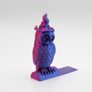 Bookend Magical Owl Bookshelf Harry Decor | Gift for bookworms | Bookstand Home Decor | Ideal for books about magic