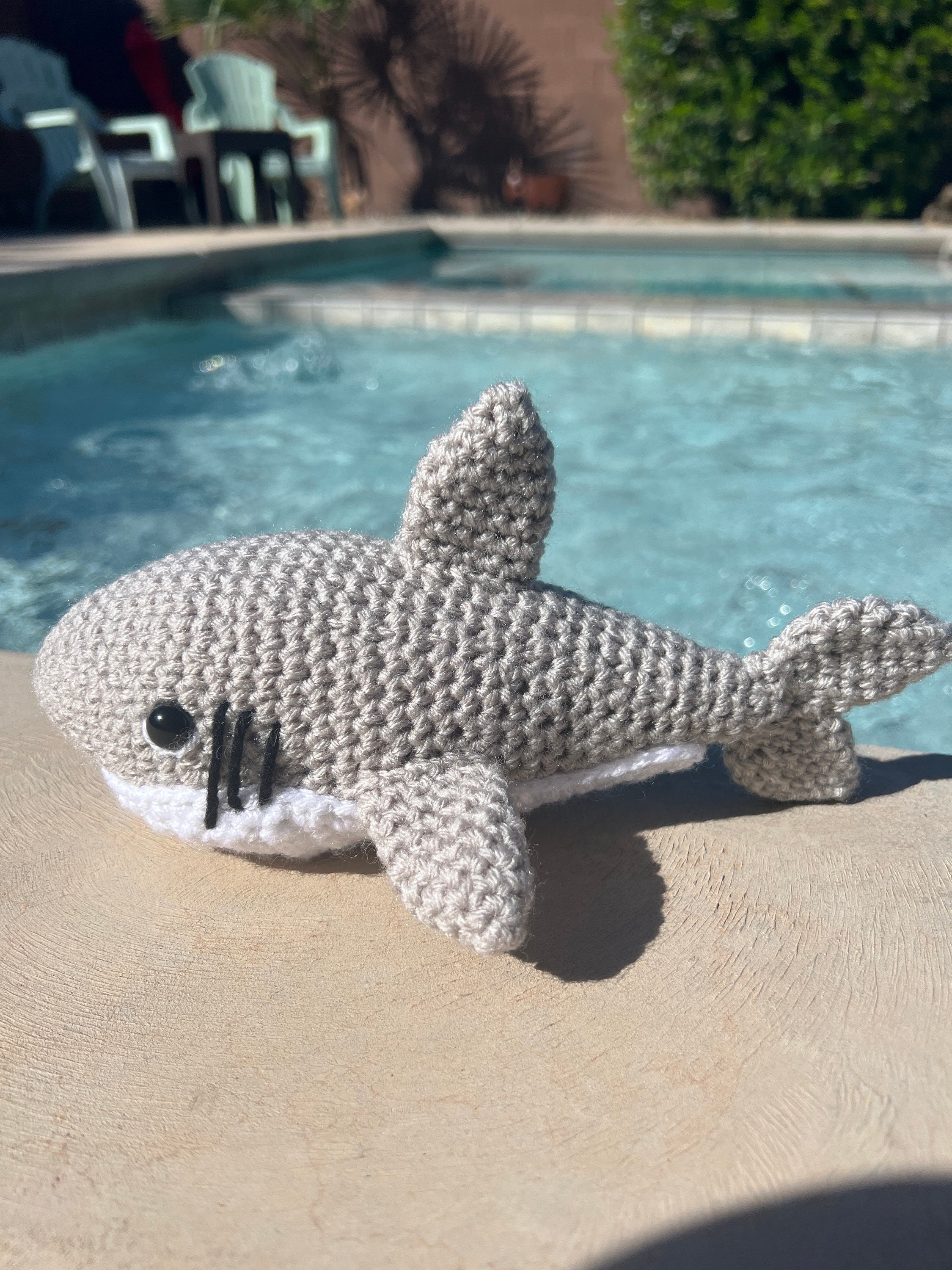Great White Shark Crochet Amigurumi Handmade Plush - Etsy