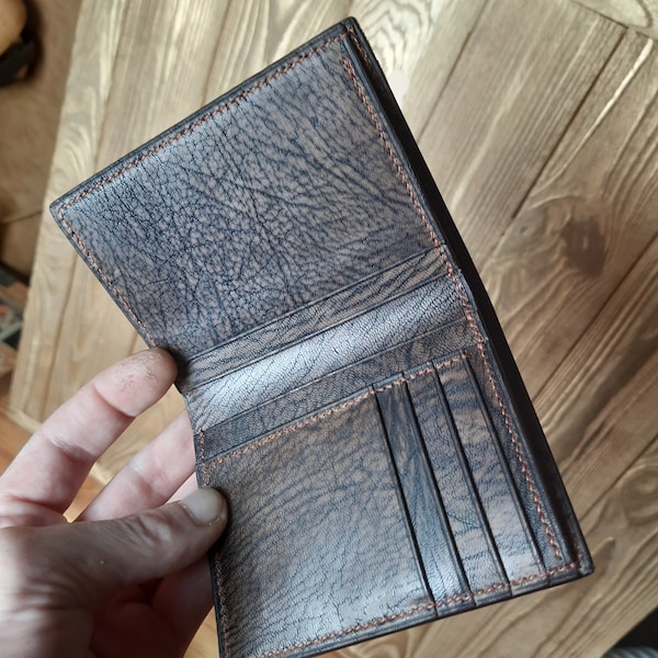 Alligator leather wallet/ Fully Custom Handmade/ Luxury vertical wallet/ Personalized/ Exotic leather bifold wallet / Mens leather Wallet /