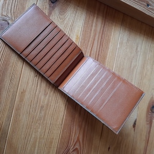 Shell cordovan large leather wallet| Exclusive leather wallet| Men's luxury leather wallet| Shell cordovan longcardholder| Handmade Ukraine|