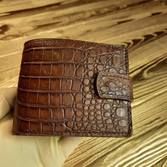 Alran Sully Goat Leather Credit card wallet, Handmade Leather