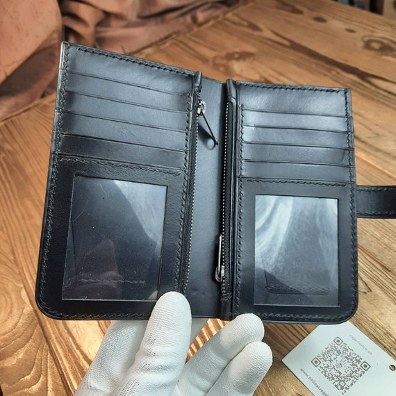 Large Bifold Leather Wallet