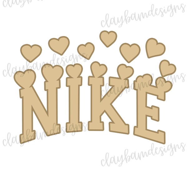 Sporty Tan Heart Design, Athletic Heart Png