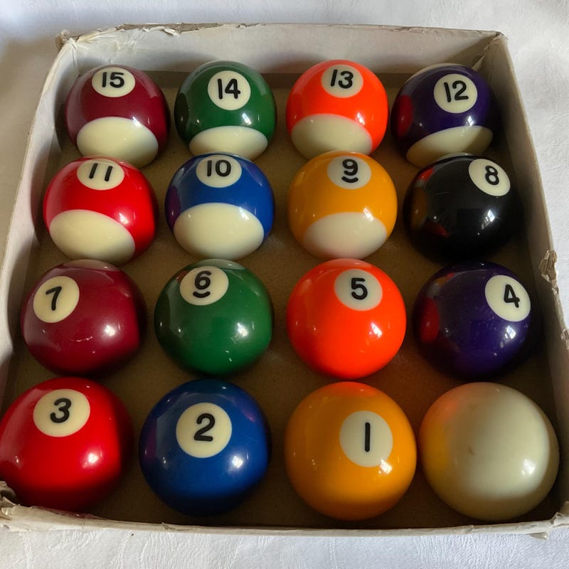Bakelite Pool Ball - Etsy