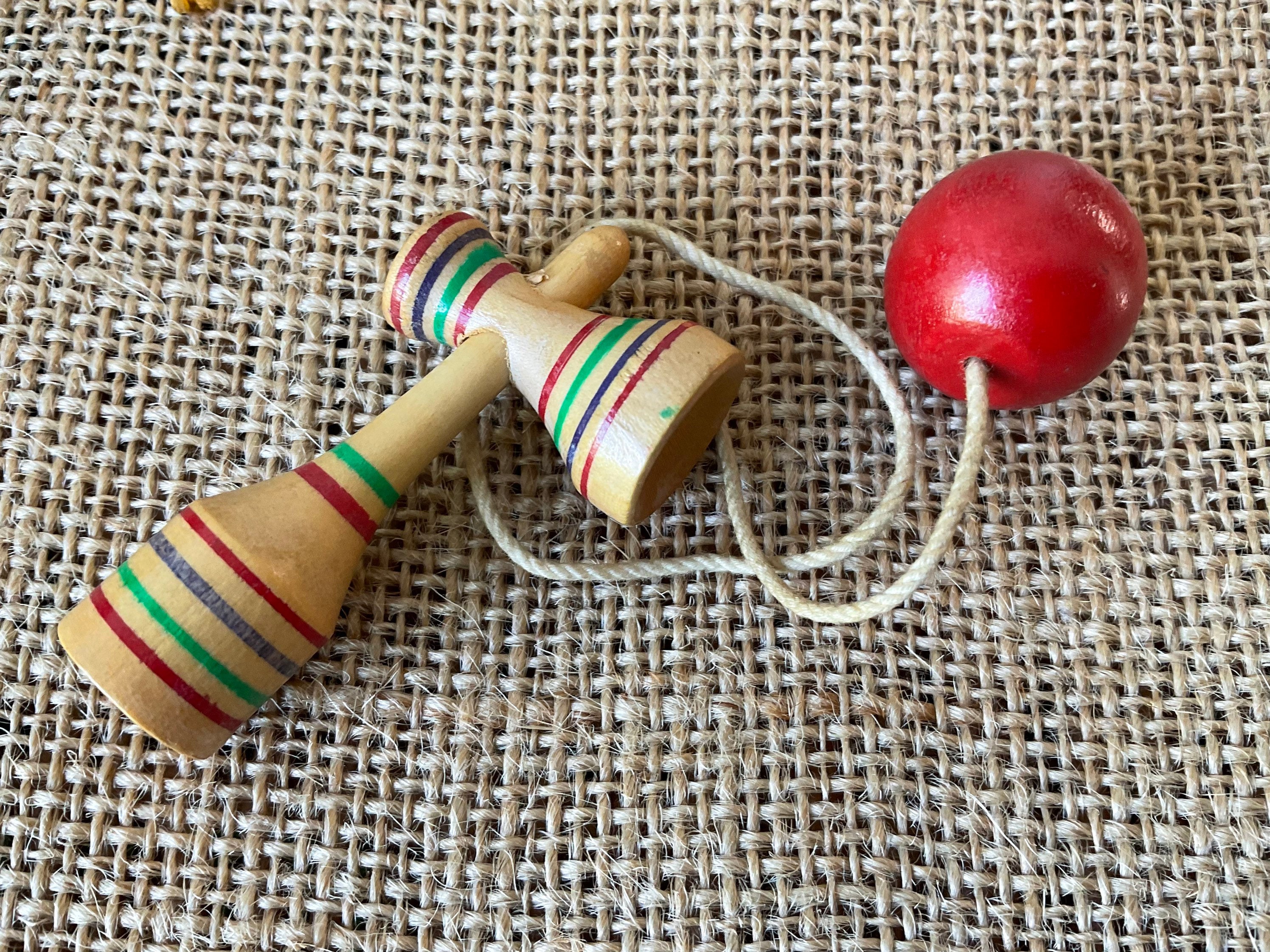 Miniature Kendama Japanese Miniature Toy Educational Wooden Etsy