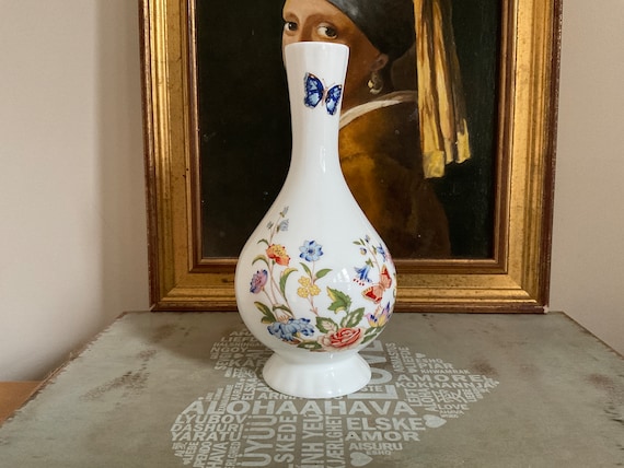 エインズレイ　コテージガーデン　フラワースタンド　花瓶　2本　AYNSLEY エインズレイコテージガーデンフラワースタンド花瓶2本AYNSLEY