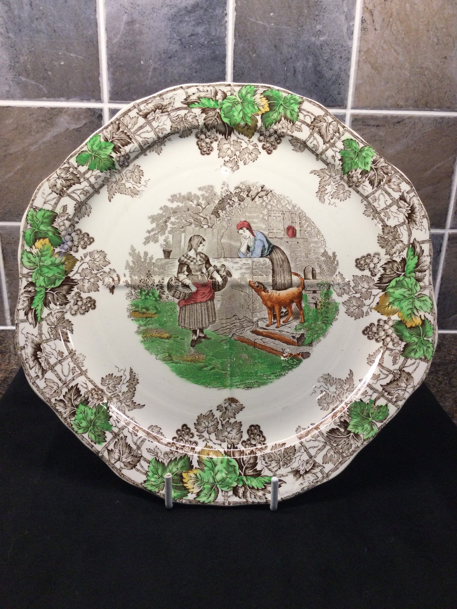 Beautiful Spode plate for display or use to serve foods Etsy