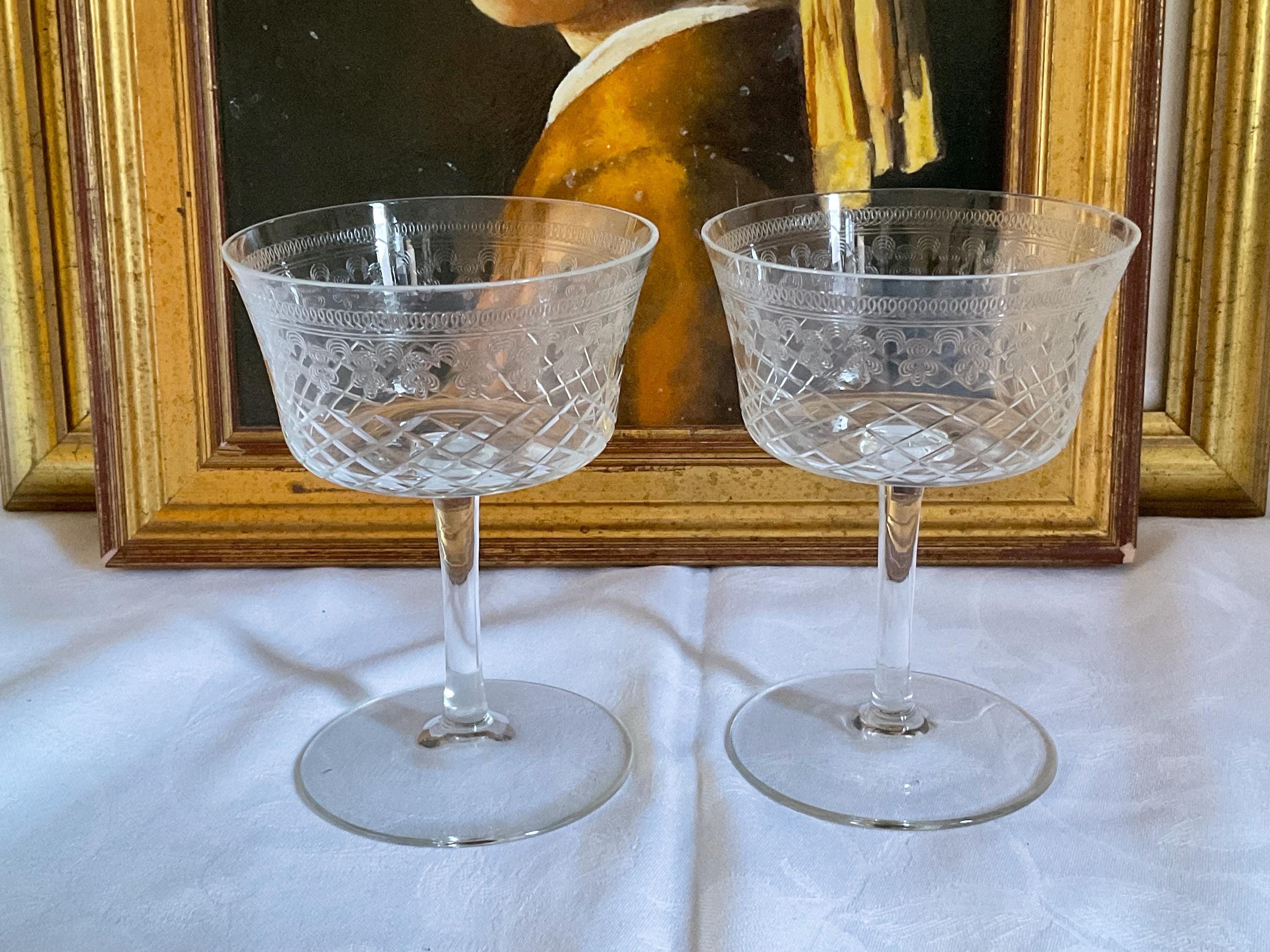 Antique coupe glass - Etsy 日本