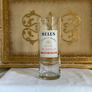 Vintage Bells Pure Malt Scotch whisky glass, Scotch whisky classic tumbler, scotch whiskey special reserve, highball , perfect condition