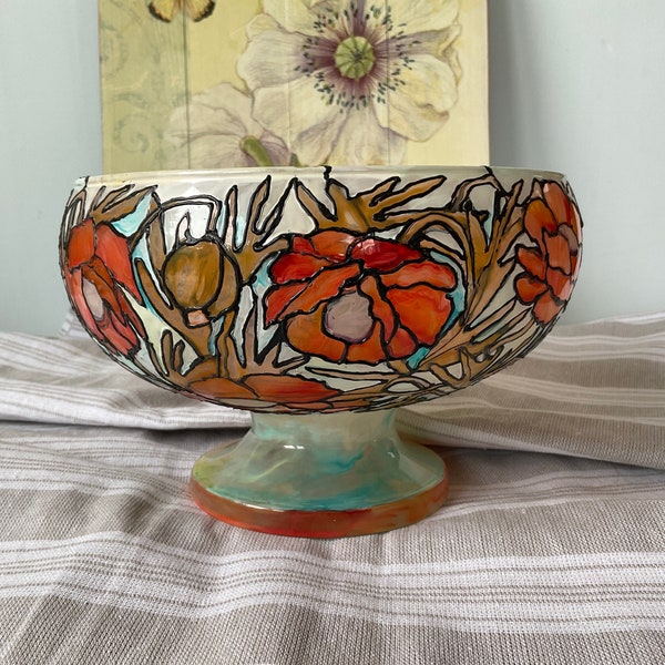 Stained Glass Bowl Etsy