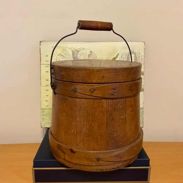 Antique Sugar Bucket Etsy