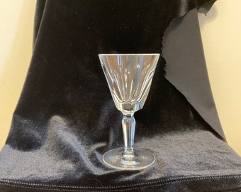 Vintage Waterford Crystal Sherry Glass, Thumb Print Design