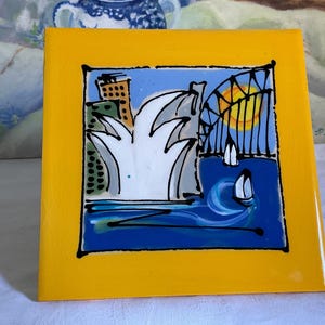 Sydney Opera House Ceramic Tile - Etsy