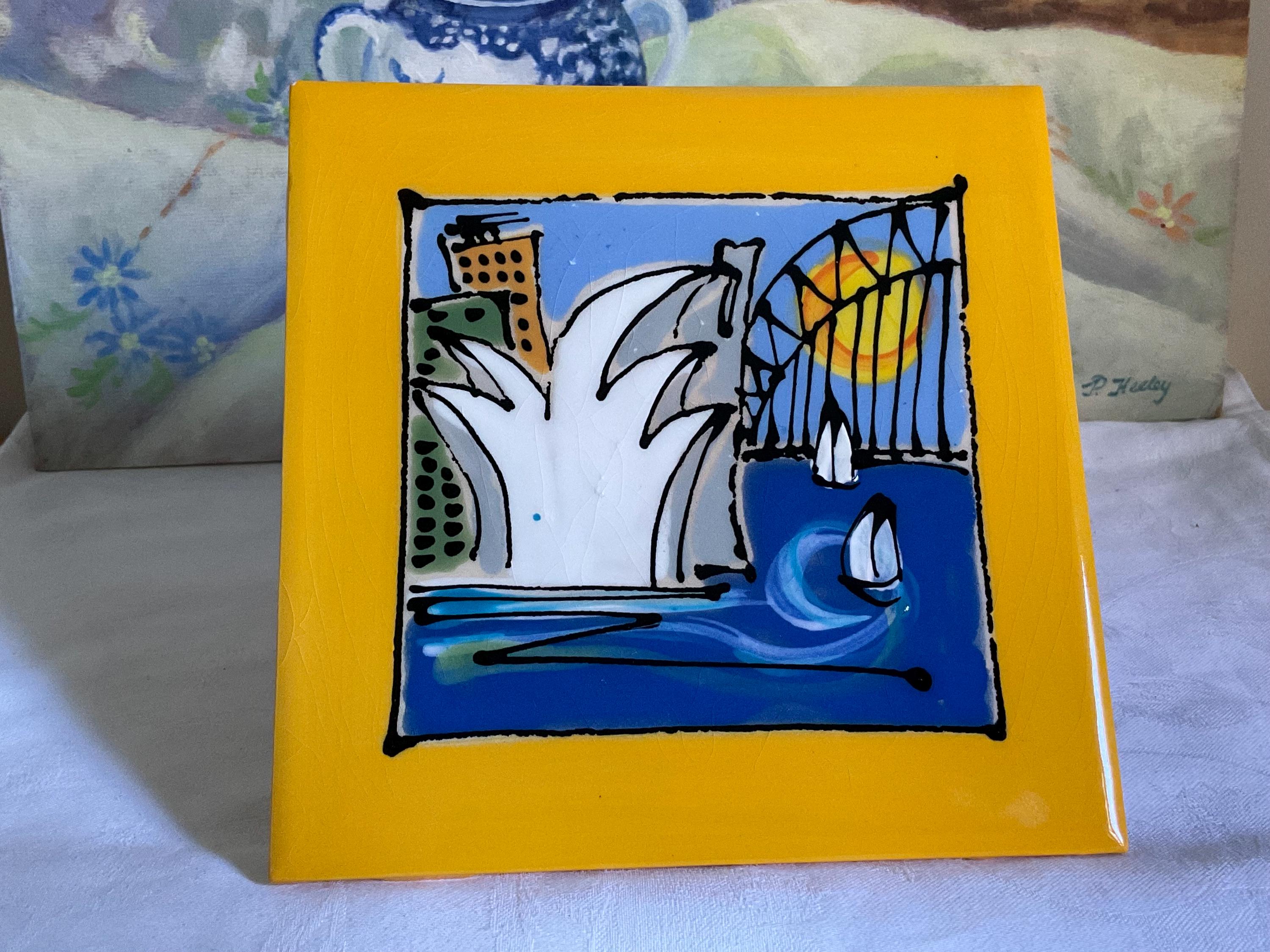 Sydney Opera House Ceramic Tile - Etsy