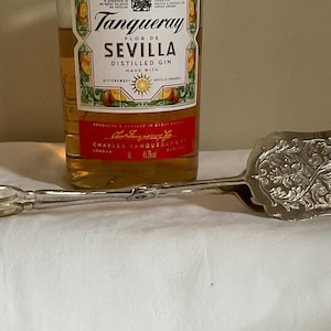 Vintage silver scissor style serving tongs, useful silver serving tongs, cake servers, pince a gateaux, buffet tongs,