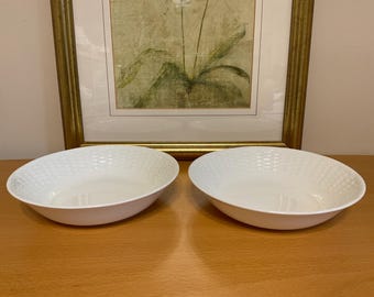 Nantucket Basketweave by Wedgwood England 1759. Fine Bone China