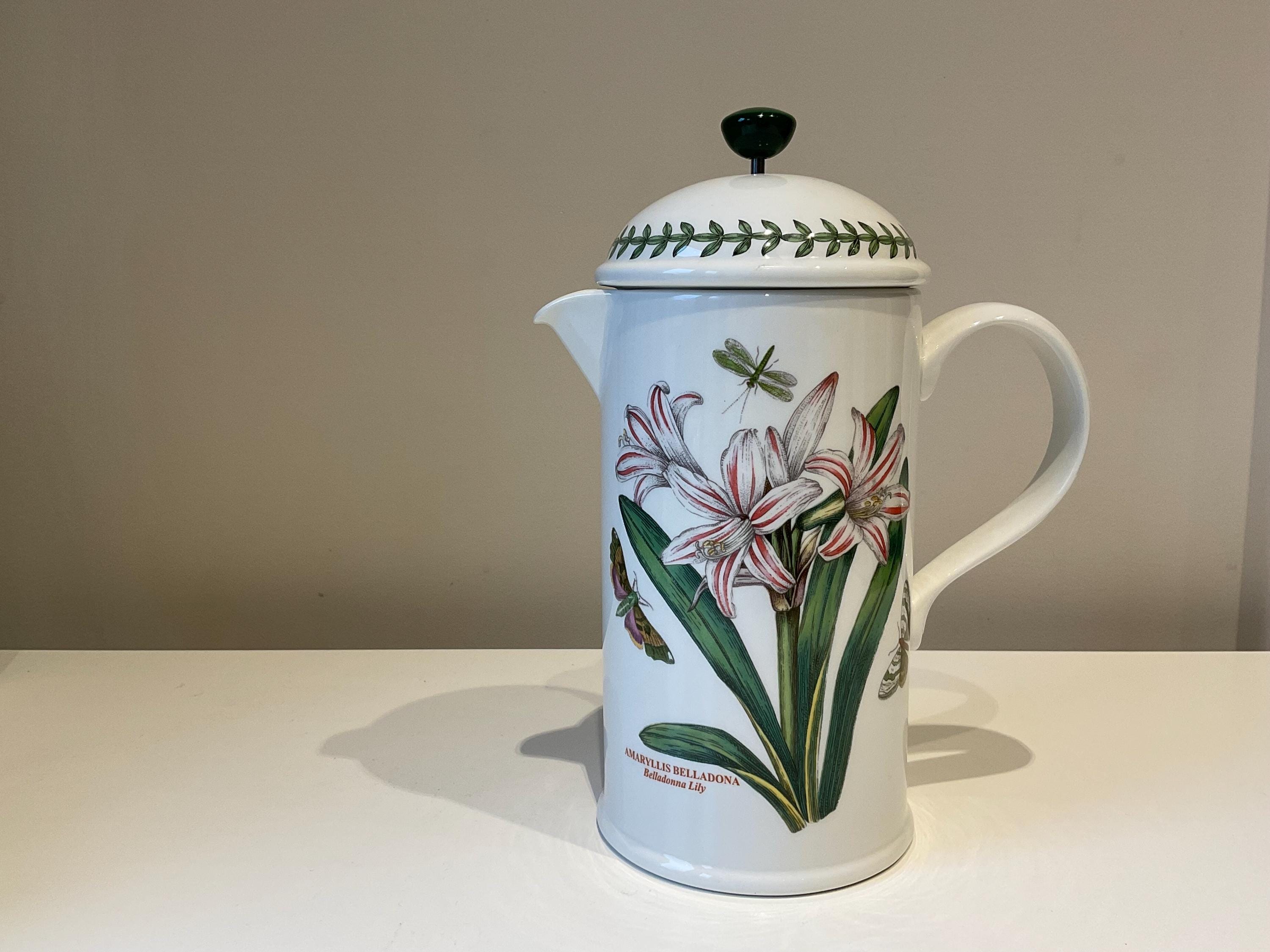 Portmeirion Botanic Garden Amaryllis Caffetiere, cafetière 4 tasses