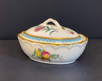 Antique Spode Trapnell Sprays Lidded Trinket Dish, Fine Bone China Tureen