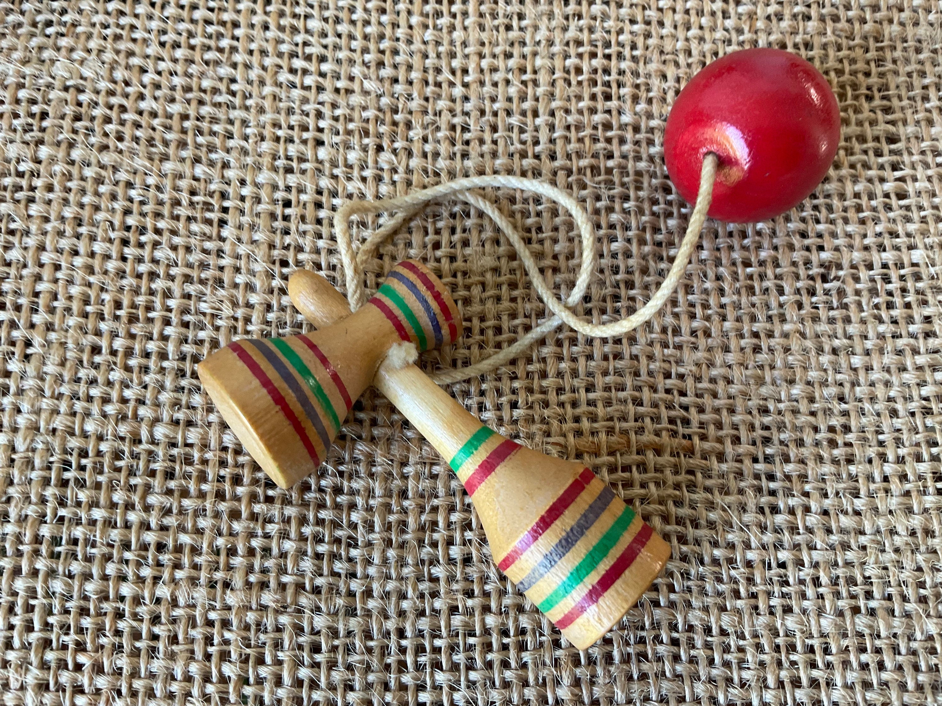 Miniature Kendama Japanese Miniature Toy Educational Wooden Etsy