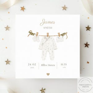 Carte de félicitations pour un nouveau bébé