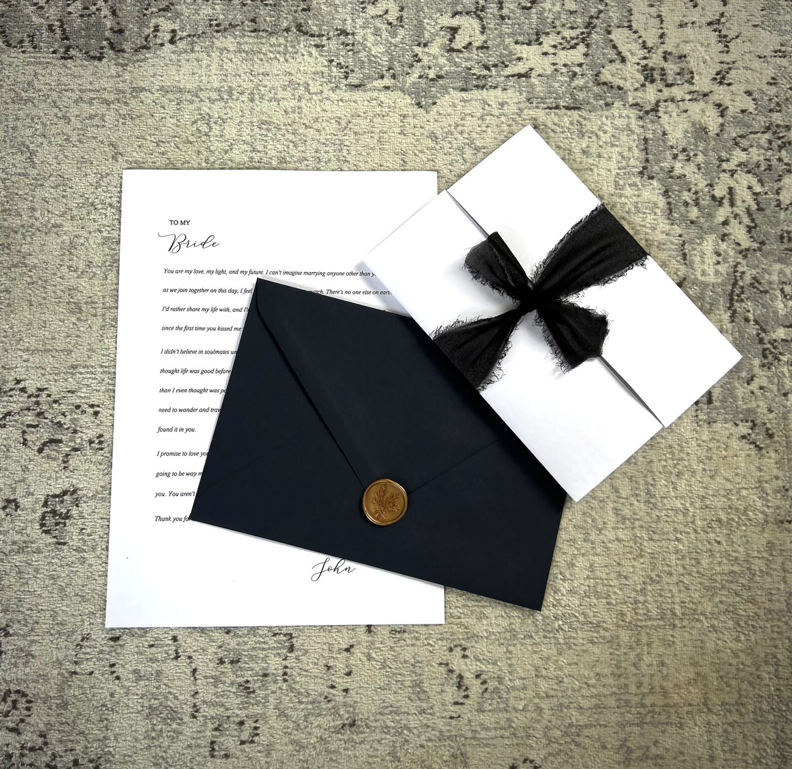 Love Letter To My Groomto My Bride Winter Wedding For Etsy
