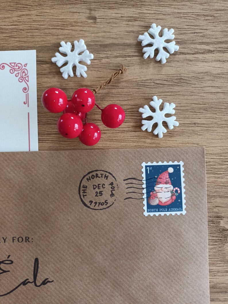Personalised Letter From Santa|Official Letter From Santa|Letter from Santa|North Pole|Nice List|Babys 1st Christmas|Red Envelope|Wax SealLetter From Santa|Father Christmas|North Pole Mail|From Santa Claus|Lapland Invite|Baby First Christmas
