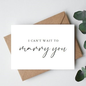 I Can't Wait To Marry You|Love Letter|To My Groom Bride|For Boyfriend Girlfriend|Wedding Day|Winter Wedding|Wedding Vows|Birth Flower