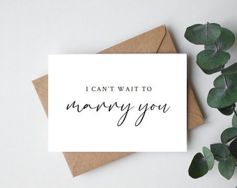 I Can't Wait To Marry You|Love Letter|To My Groom Bride|For Boyfriend Girlfriend|Wedding Day|Winter Wedding|Wedding Vows|Birth Flower