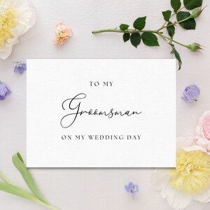 Tarjeta de agradecimiento personalizada para el padrino de boda/Tarjeta de agradecimiento por ser mi padrino de boda/Tarjeta de agradecimiento para el padrino de boda/Tarjeta de agradecimiento para el padrino de boda/Tarjeta de agradecimiento para el padrino de boda