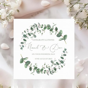 Carte de mariage personnalisée pour couple|Carte de mariage personnalisée pour couple|Carte de mariage personnalisée pour couple|Marié|Carte de mariage|Carte de mariage de félicitations