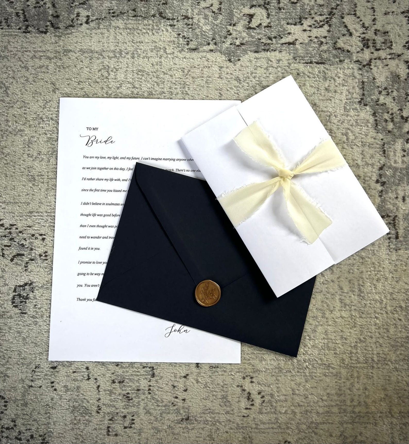 Love Letter To My Groomto My Bride Winter Wedding For Etsy
