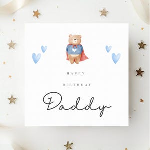 Carte d'anniversaire papa|Carte d'anniversaire mignonne pour papa|Pour bébé|Enfants|Carte d'anniversaire pour papa|Carte papa personnalisée|Carte mignonne pour papa|Anniversaire papa