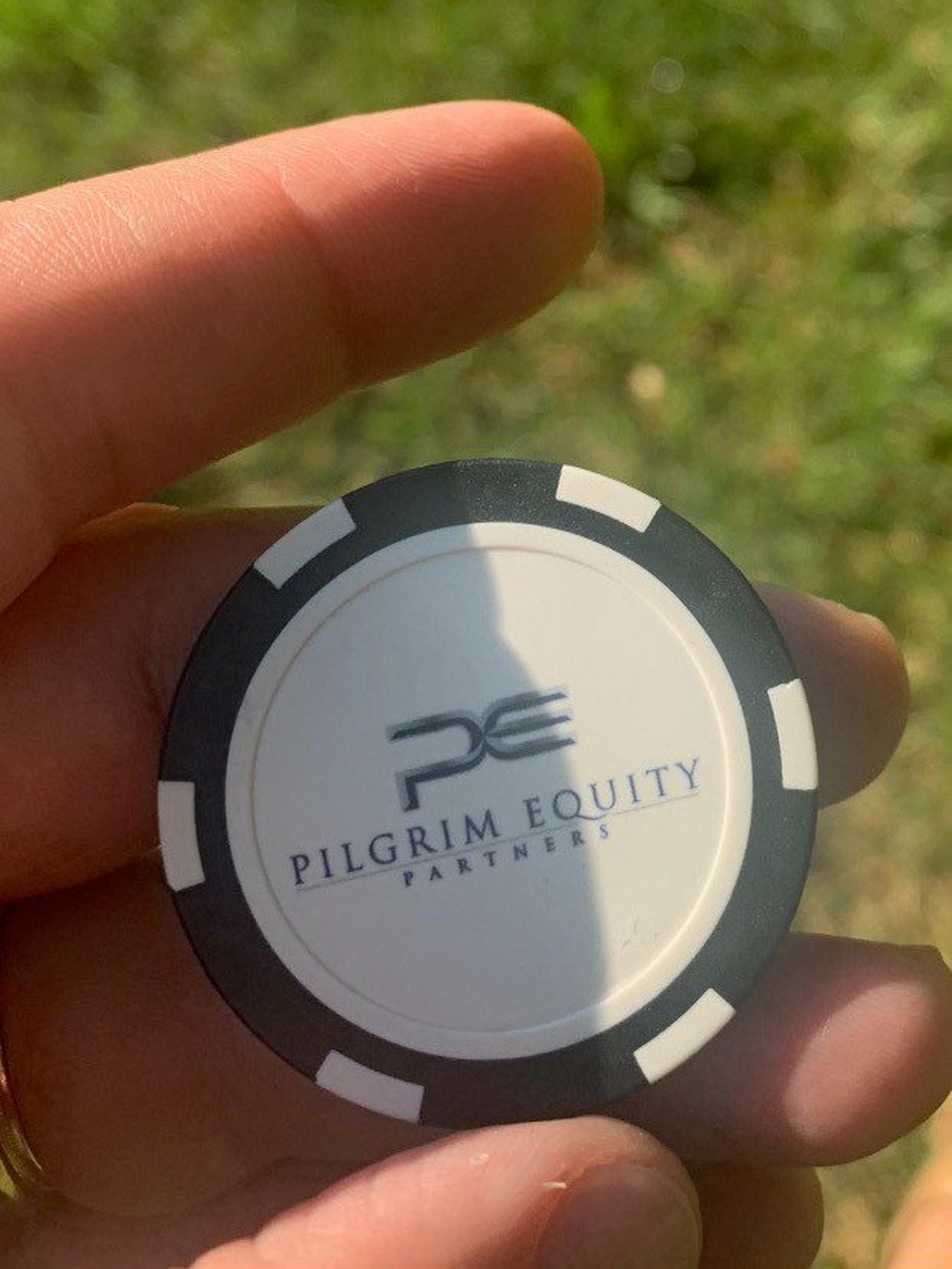 Personalized Poker Chip Golf Ball Marker Company Gift Etsy