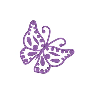 Butterfly-4 Machine Embroidery Design Files