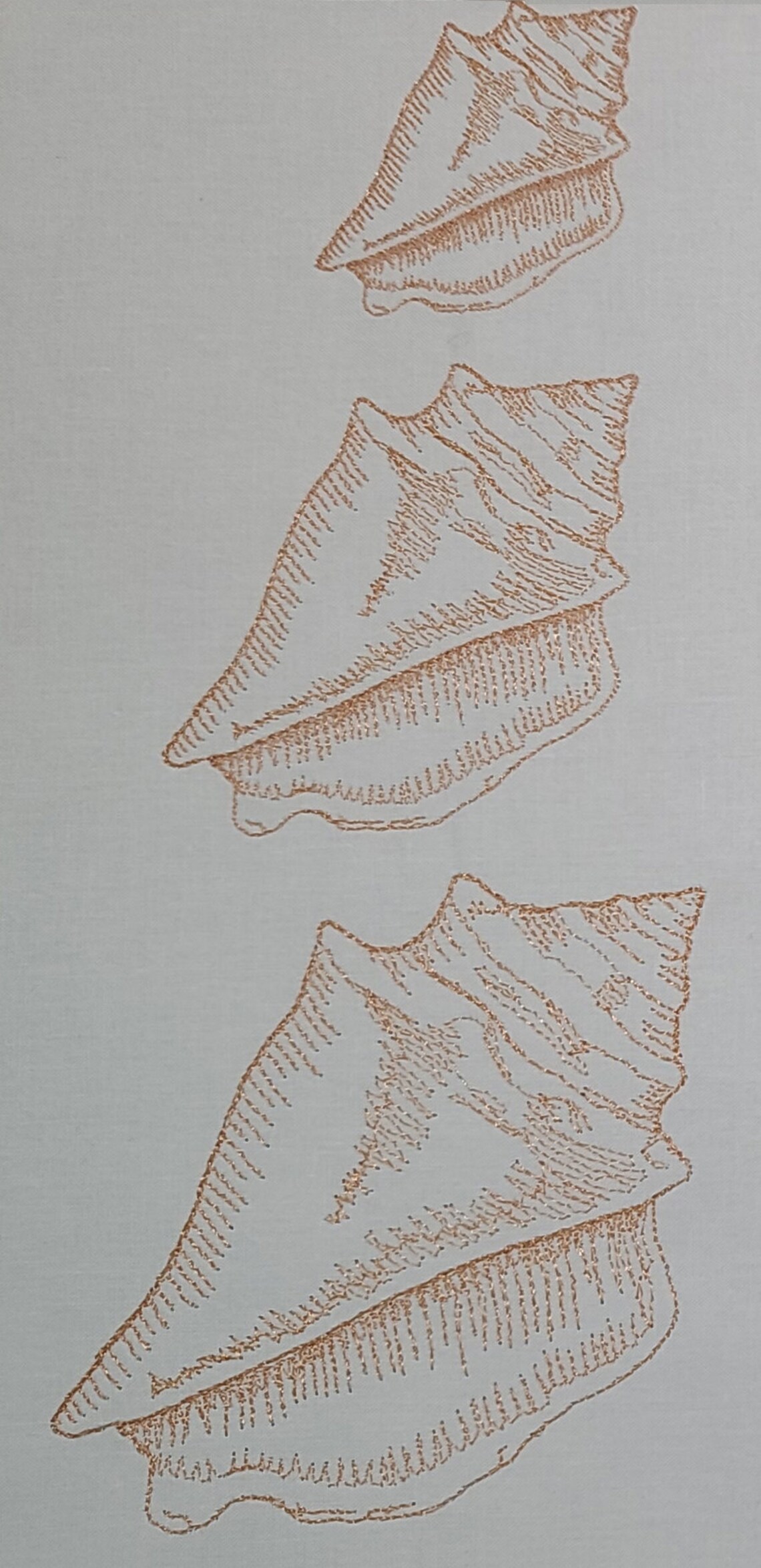 Conch Shell Machine Embroidery Design - Etsy