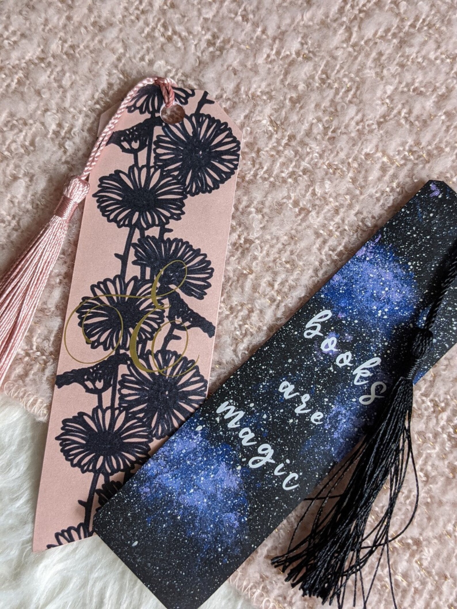 Custom Bookmark Doublesided Handmade in Canada Gift for Etsy