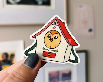 Pegatina troquelada Port-a-Hooty