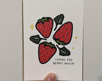 Tarjeta de agradecimiento Berry Much