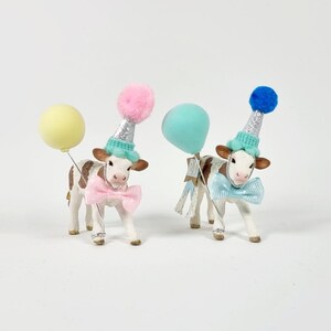 COW CAKE TOPPER, Farm Cake Topper, Birthday, Cake Topper, Tractor Cake Topper, Farm Animal Decorations, Cake Decorations, Animal Cake Topper