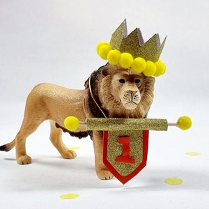 LION CAKE TOPPER, Party Animal, Decoration, Safari, Boys Party, Girls Party, Lion, Animal Party, Wild One, Lion King,Jungle,Animal Cake.