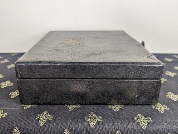 Vintage Leather Men's Jewellery Box by Lord Buxto… - image 7