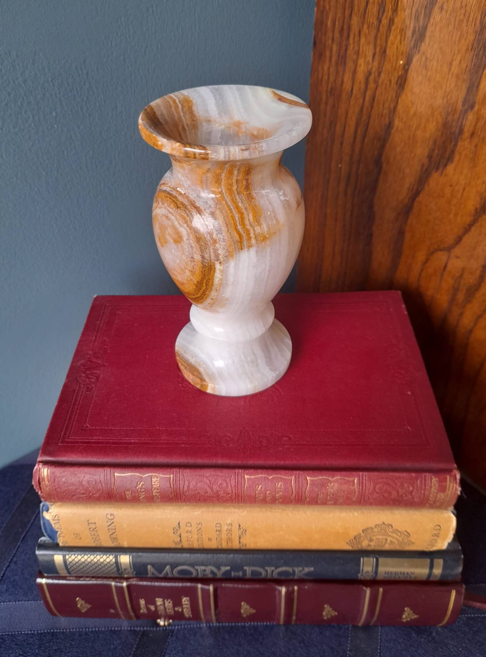Vintage Onyx Vase Classical Style / Single Flower Etsy