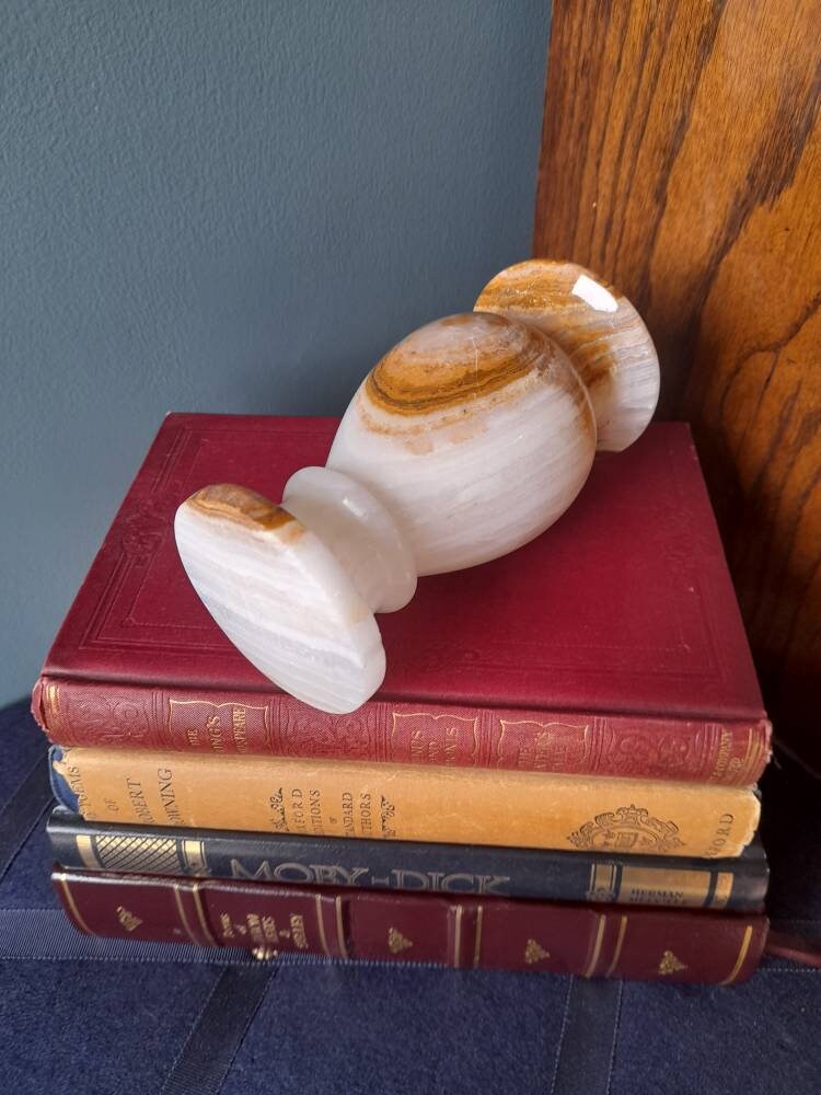 Vintage Onyx Vase Classical Style / Single Flower Etsy